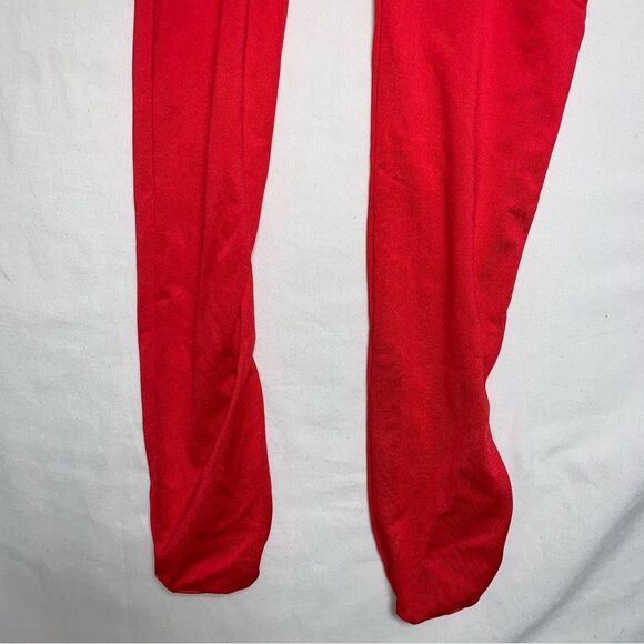 Red Morphsuit Adult Costume Bodysuit Halloween Party masquerade Robber Superhero - Picture 4 of 11